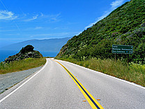 Kurzinfo Kalifornien Ansicht Sehenswürdigkeit  Highway No. 1 in Kalifornien