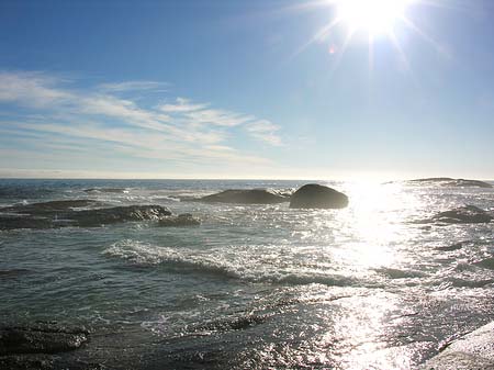 Blick vom Strand auf das Meer - Westliches Kap